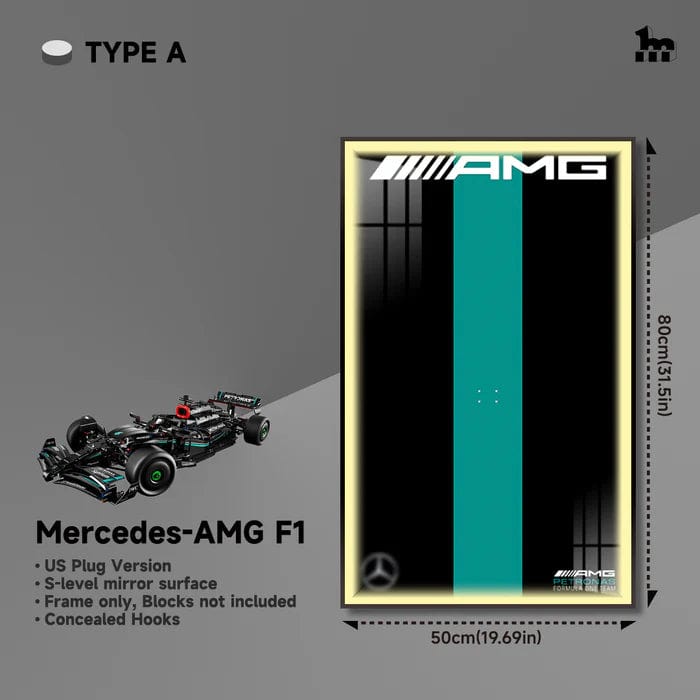 Mercedes Exklusive AMG F1 Rahmen (Mit LED)