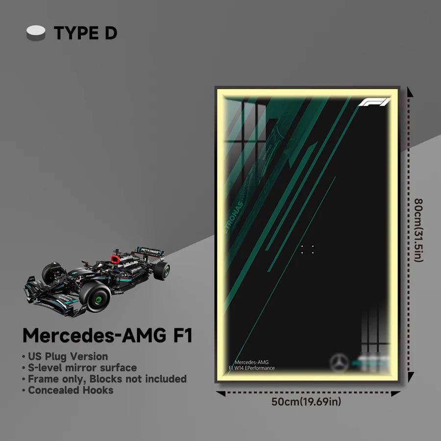Mercedes AMG F1 Rahmen (Mit LED)