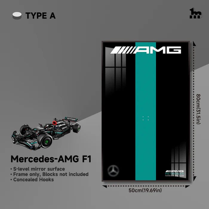 Mercedes Exklusive AMG F1 Rahmen (Nicht LED)