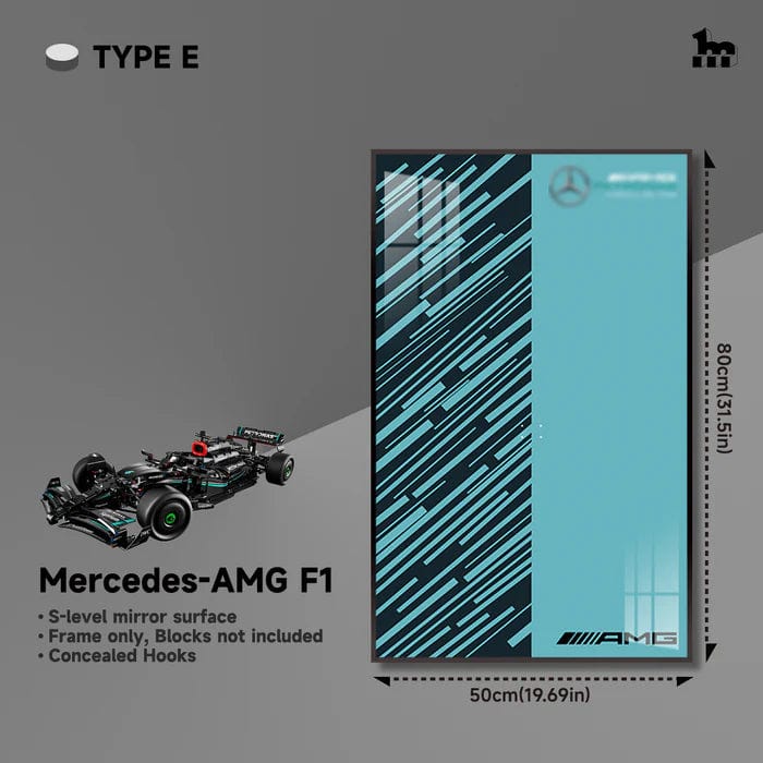 Mercedes Exklusive AMG F1 Rahmen (Nicht LED)