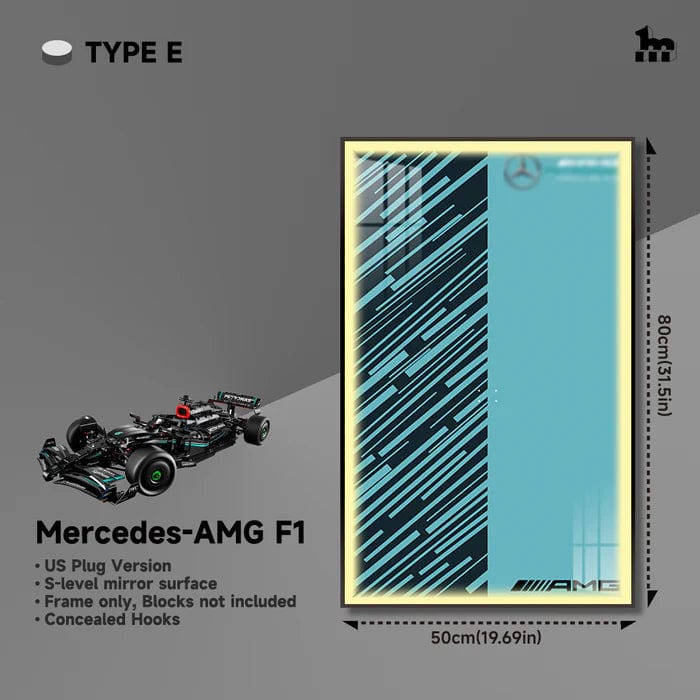 Mercedes Exklusive AMG F1 Rahmen (Mit LED)