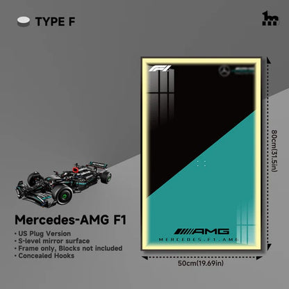 Mercedes Exklusive AMG F1 Rahmen (Mit LED)